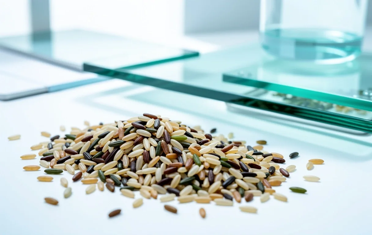 Macro texture of nutritional whole grains